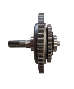 جغجغه یا کلاچ کامل گیربکس مکانیکی لودر چینی روی لودر های 4 و 5 تن چینی نصب می گردد. و با انتقال گشتاور توسط شافت توربین باعث گردش گیربکس در کاریر های انتقال گشتاور در گیربکس می گردد .