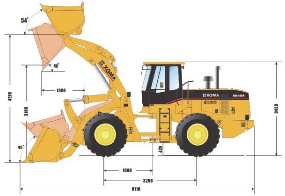 لودر چینی XGMA XG958